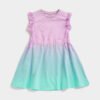 Mothercare Girls Short Sleeve Casual Dress - Purple
