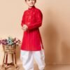 NFC CREATION Boys Striped Kurta Pyjamas Set