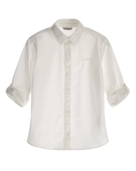 GUESS Regular Fit Shirt with Brand Embroidery